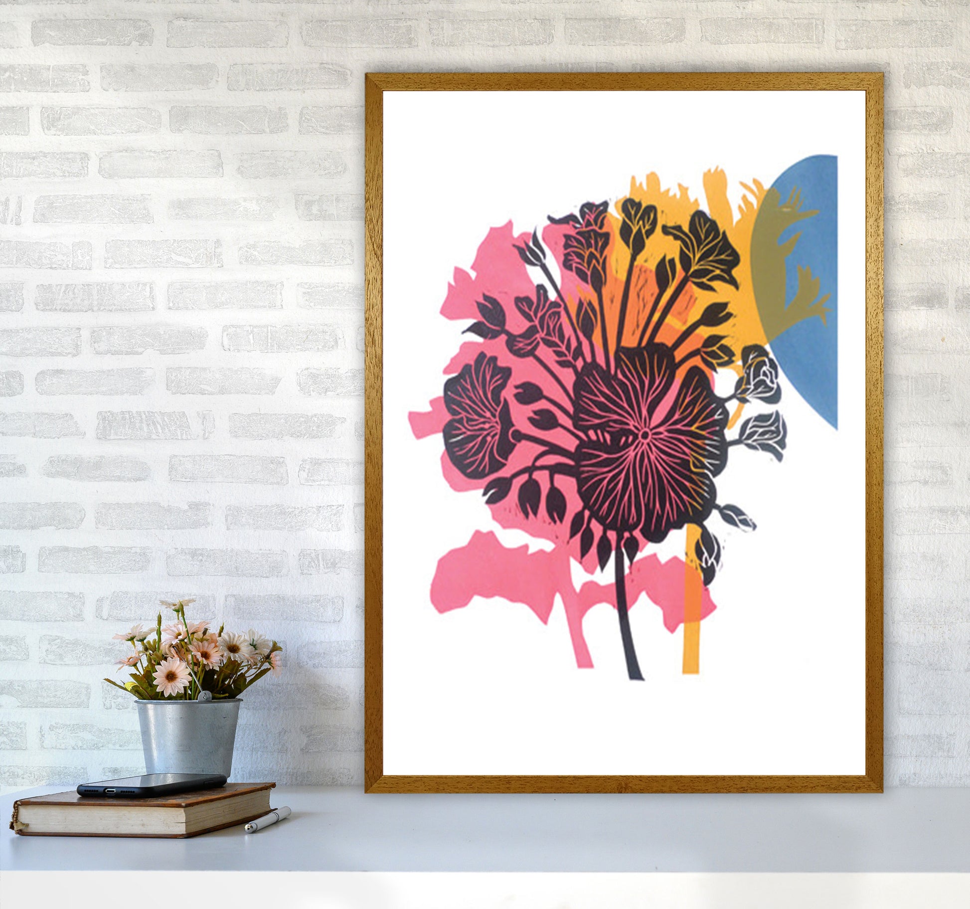 Geranium Art Print by Kate Heiss A1 Print Only