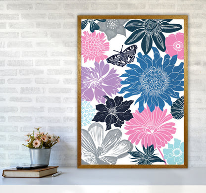 Cottage Garden 18 postcard Art Print by Kate Heiss A1 Print Only
