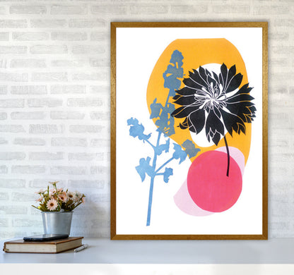 Cornflower Art Print by Kate Heiss A1 Print Only