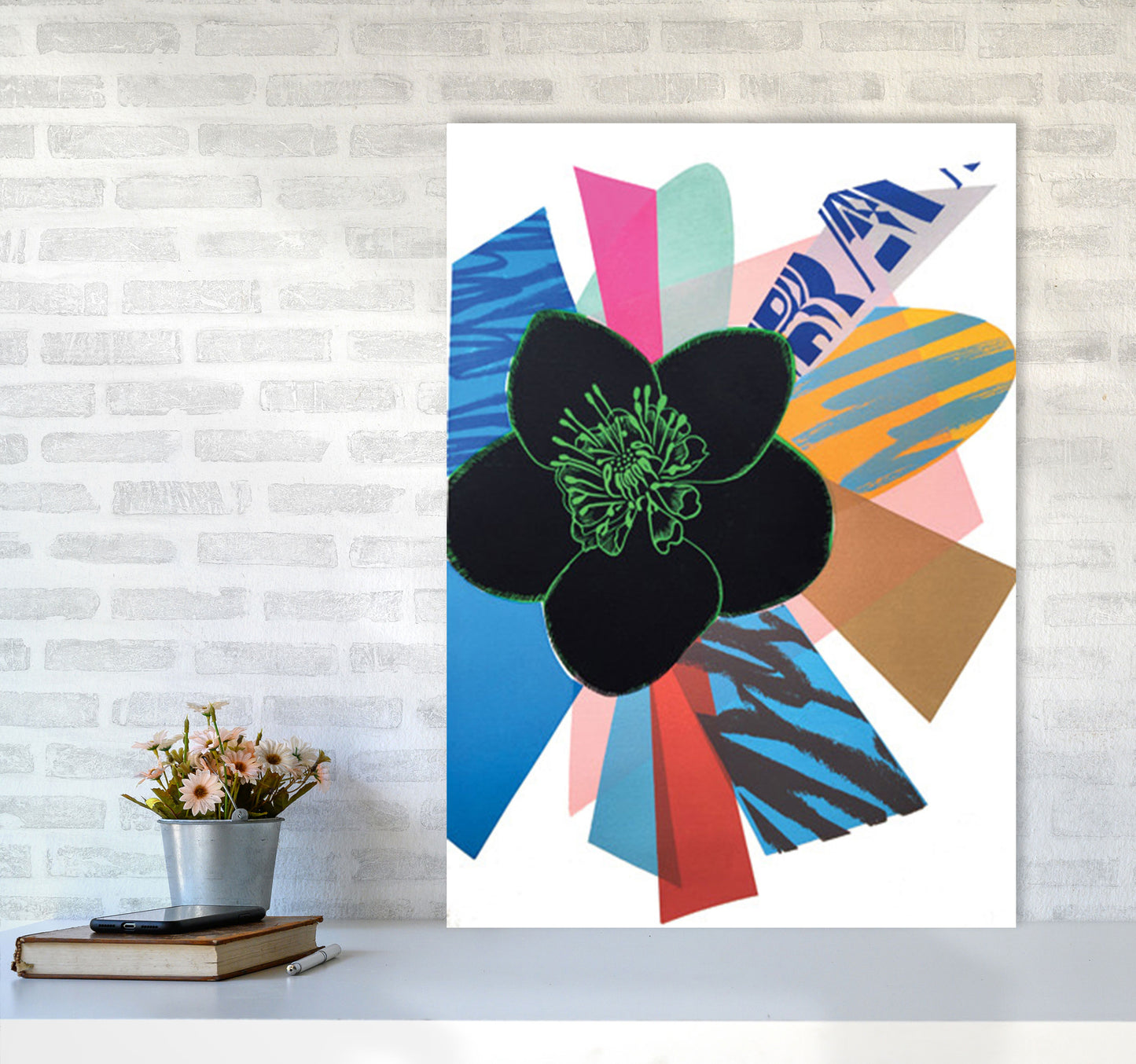 Bang 2 Art Print by Kate Heiss A1 Black Frame