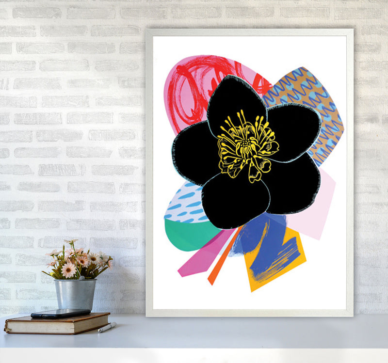 Hellebore 2 Series 1 Art Print by Kate Heiss A1 Oak Frame