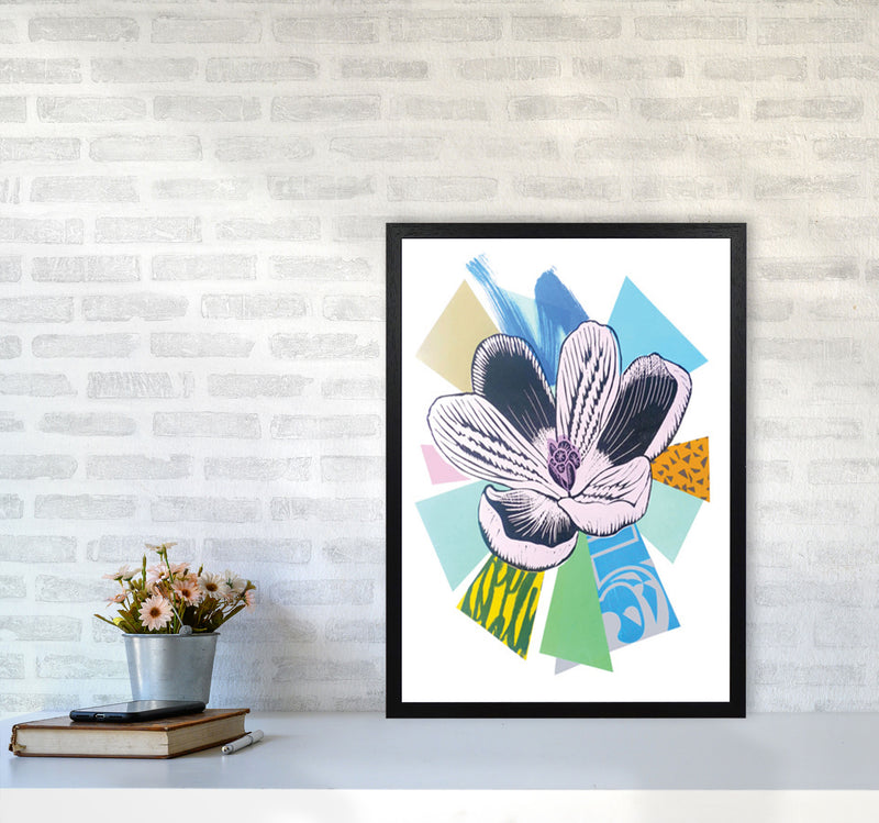 Crocus 2 Series 1 Art Print by Kate Heiss A2 White Frame