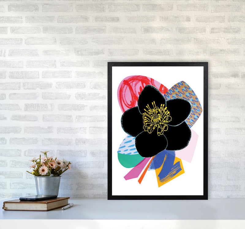 Hellebore 2 Series 1 Art Print by Kate Heiss A2 White Frame