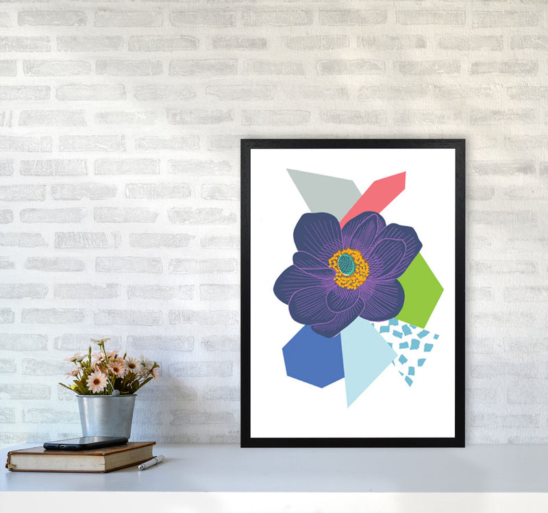 Anemone 5 Series 1 Art Print by Kate Heiss A2 White Frame