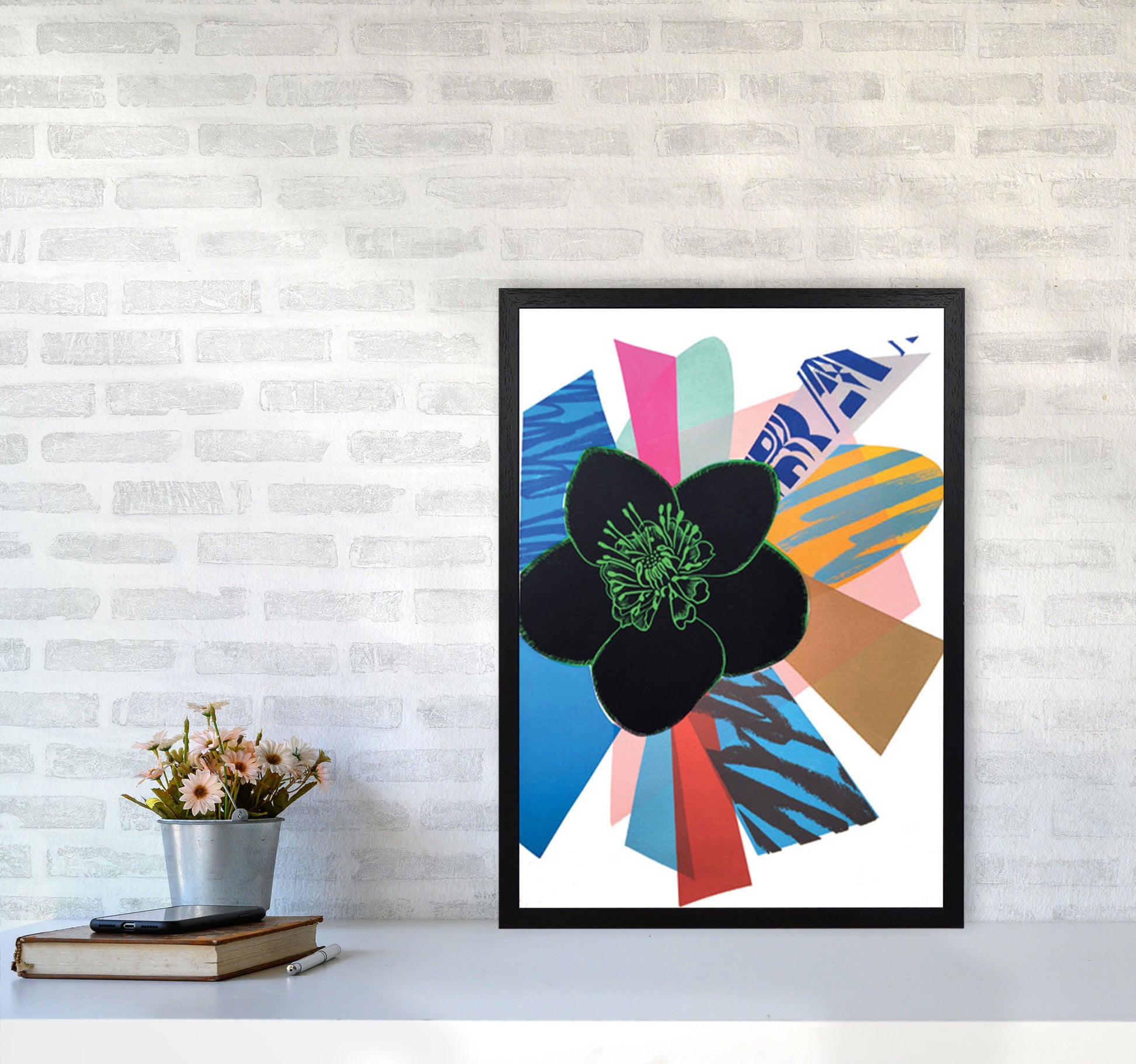 Bang 2 Art Print by Kate Heiss A2 White Frame