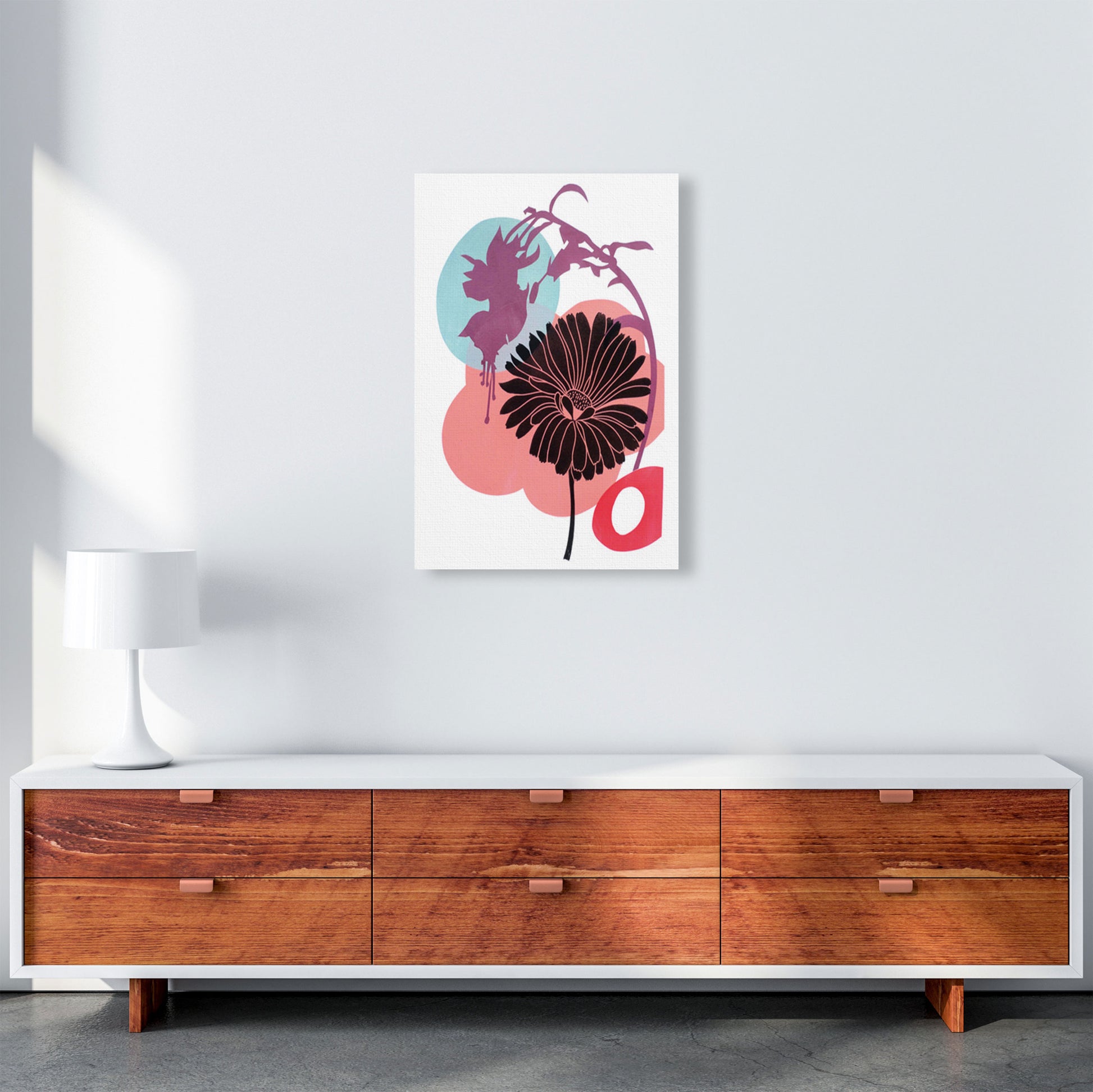 Fuschia Art Print by Kate Heiss A2 Canvas