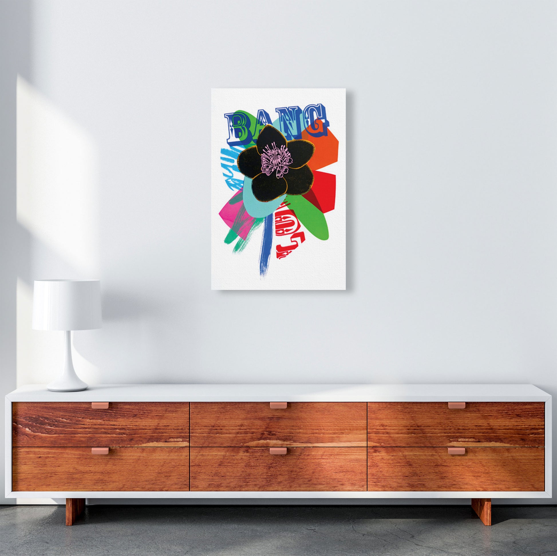 Bang 1 Art Print by Kate Heiss A2 Canvas