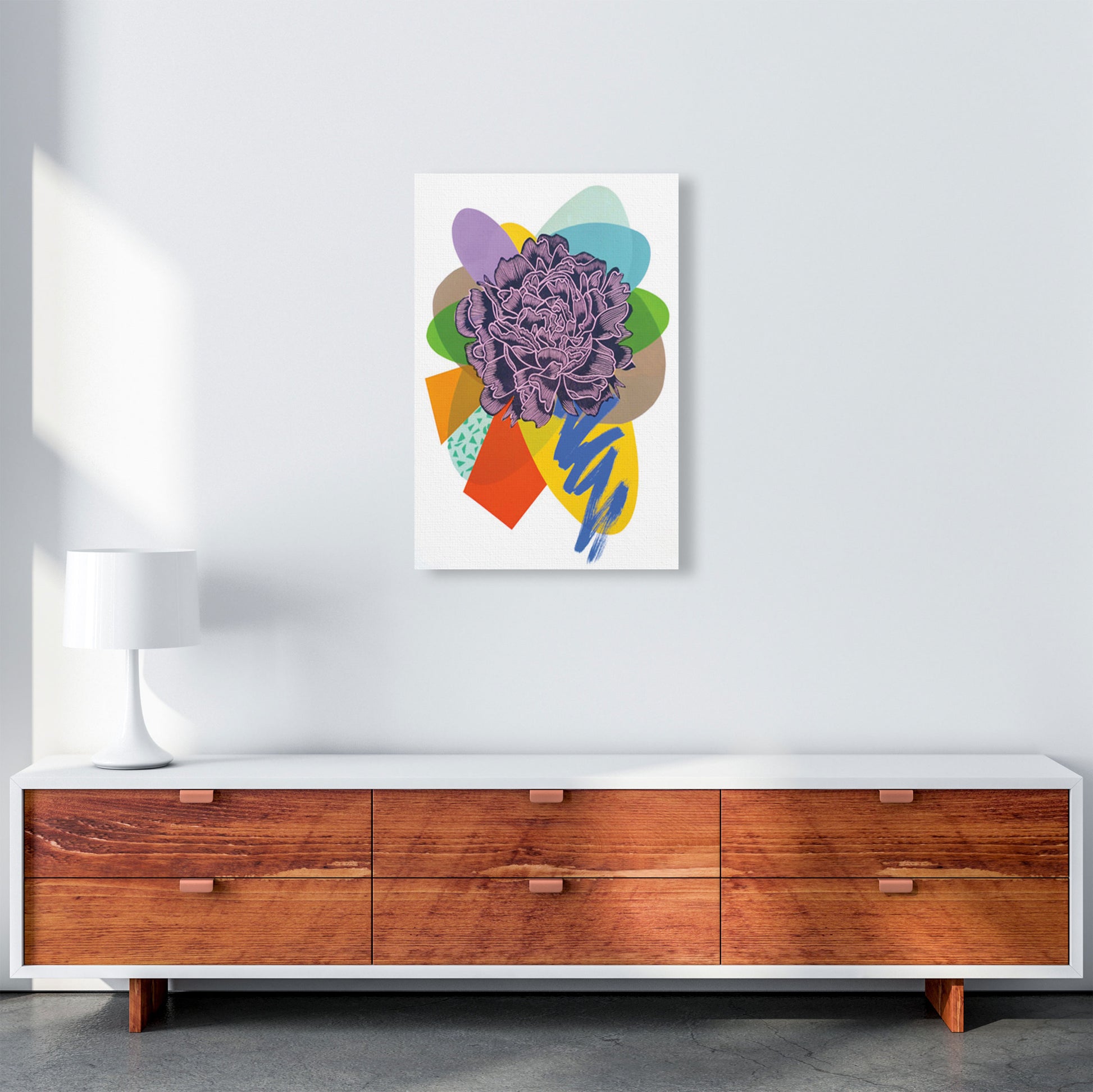 Peony 4 Series 1 Art Print by Kate Heiss A2 Canvas