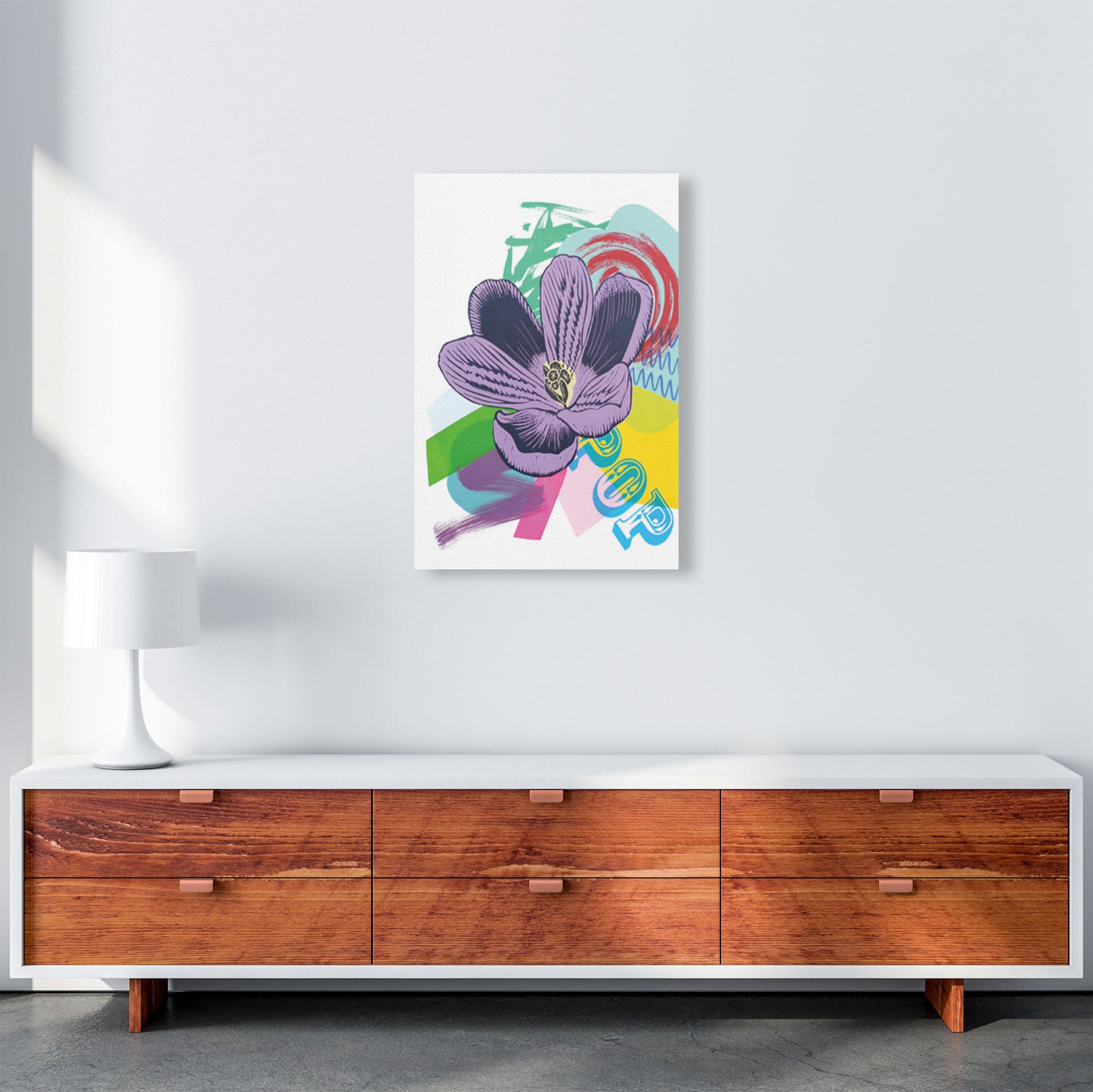 Crocus 1 Series 1 Art Print by Kate Heiss A2 Canvas
