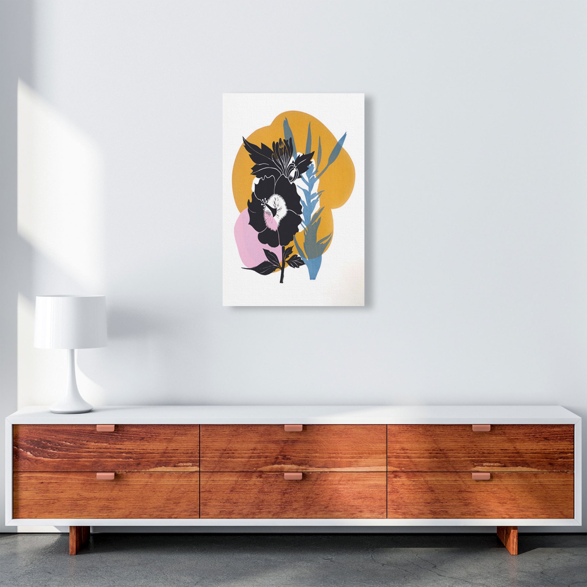 Hibiscus Art Print by Kate Heiss A2 Canvas