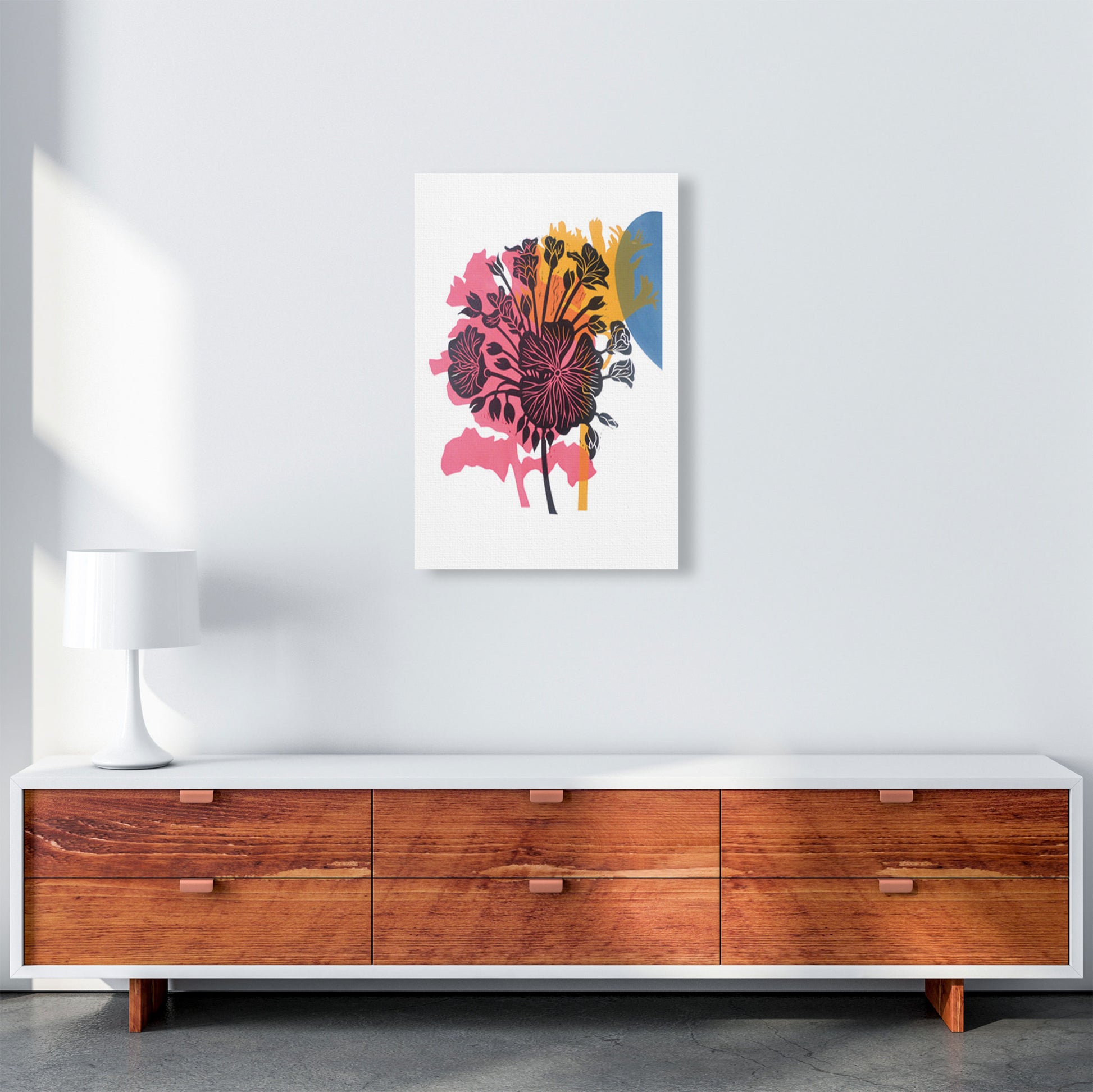 Geranium Art Print by Kate Heiss A2 Canvas