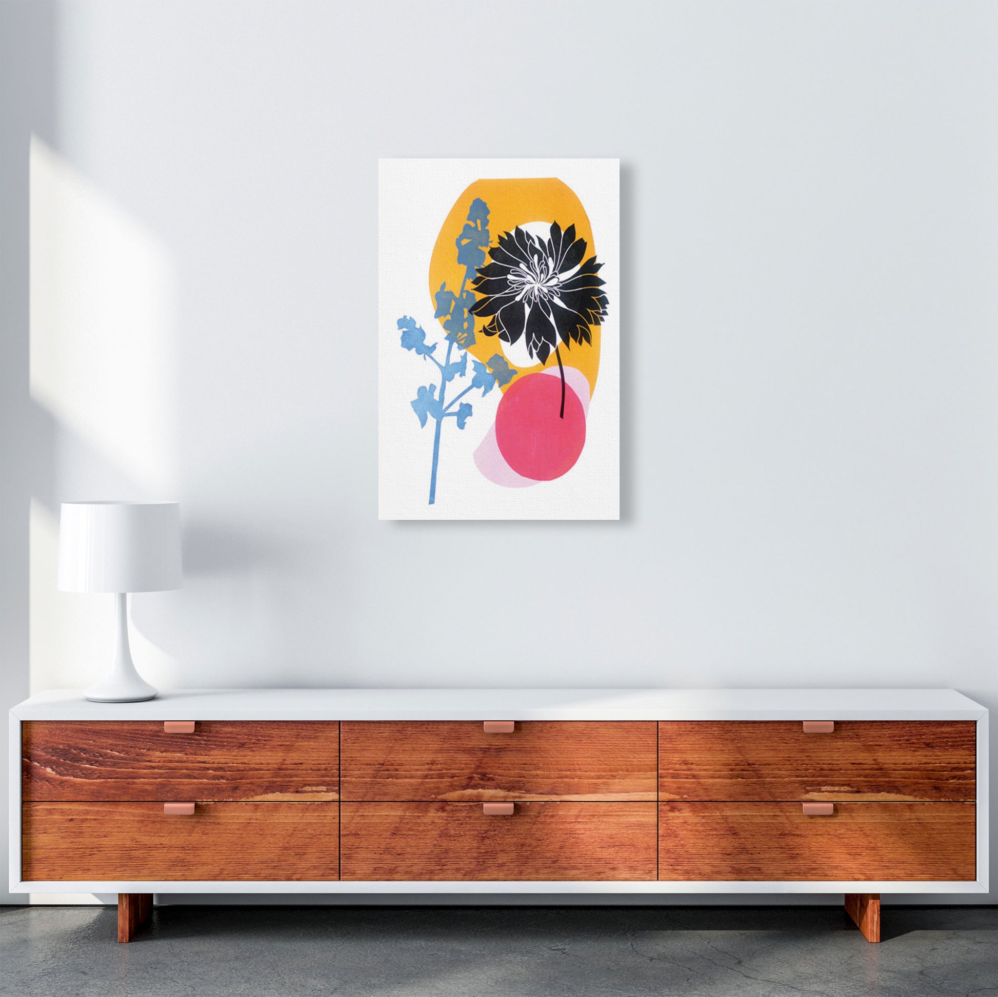 Cornflower Art Print by Kate Heiss A2 Canvas