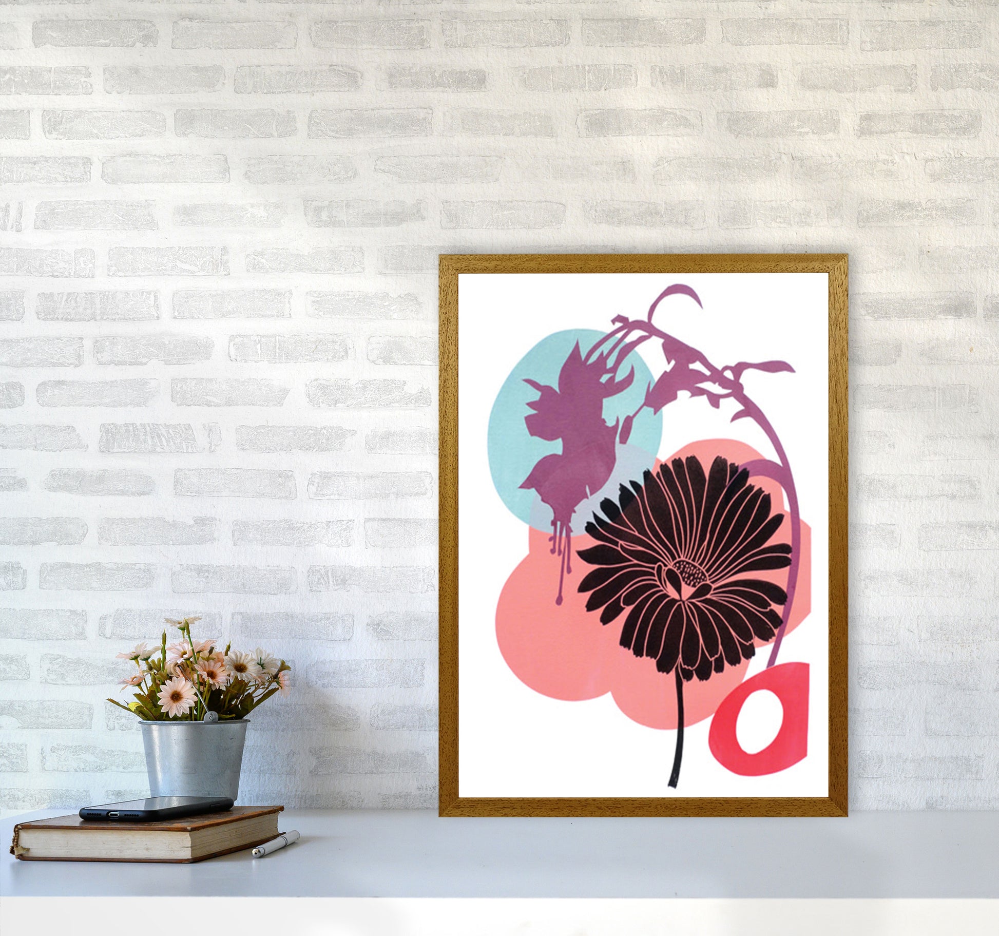 Fuschia Art Print by Kate Heiss A2 Print Only