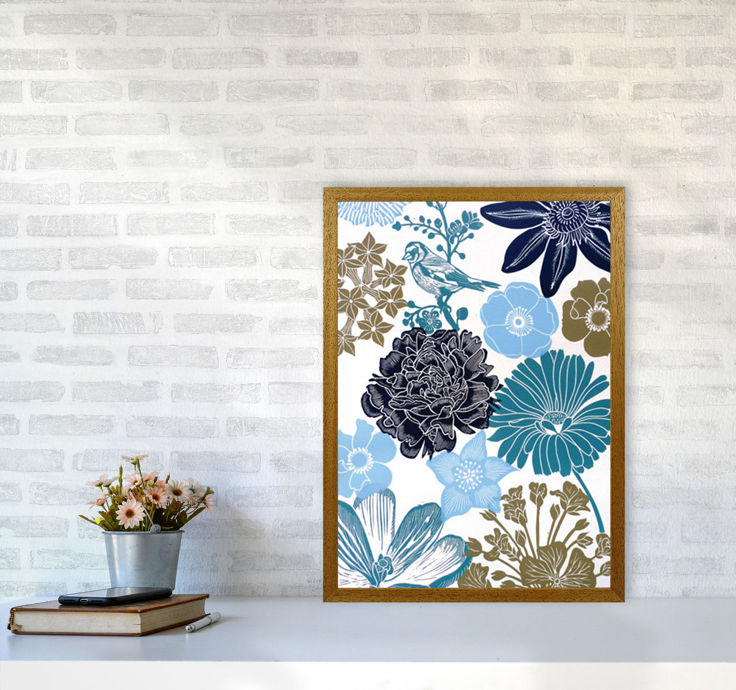 Cottage Garden 8 Art Print by Kate Heiss A2 Print Only