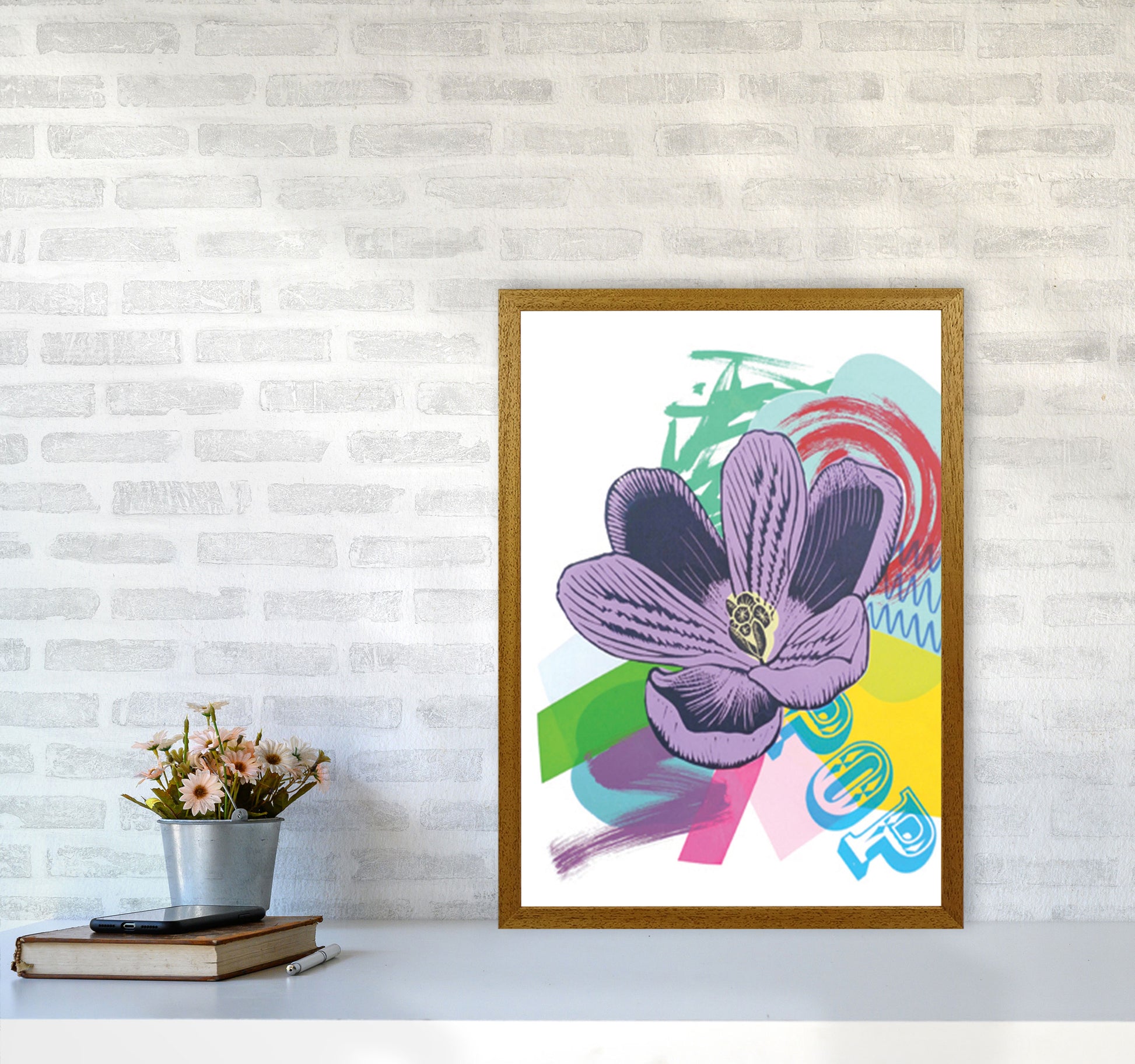 Crocus 1 Series 1 Art Print by Kate Heiss A2 Print Only