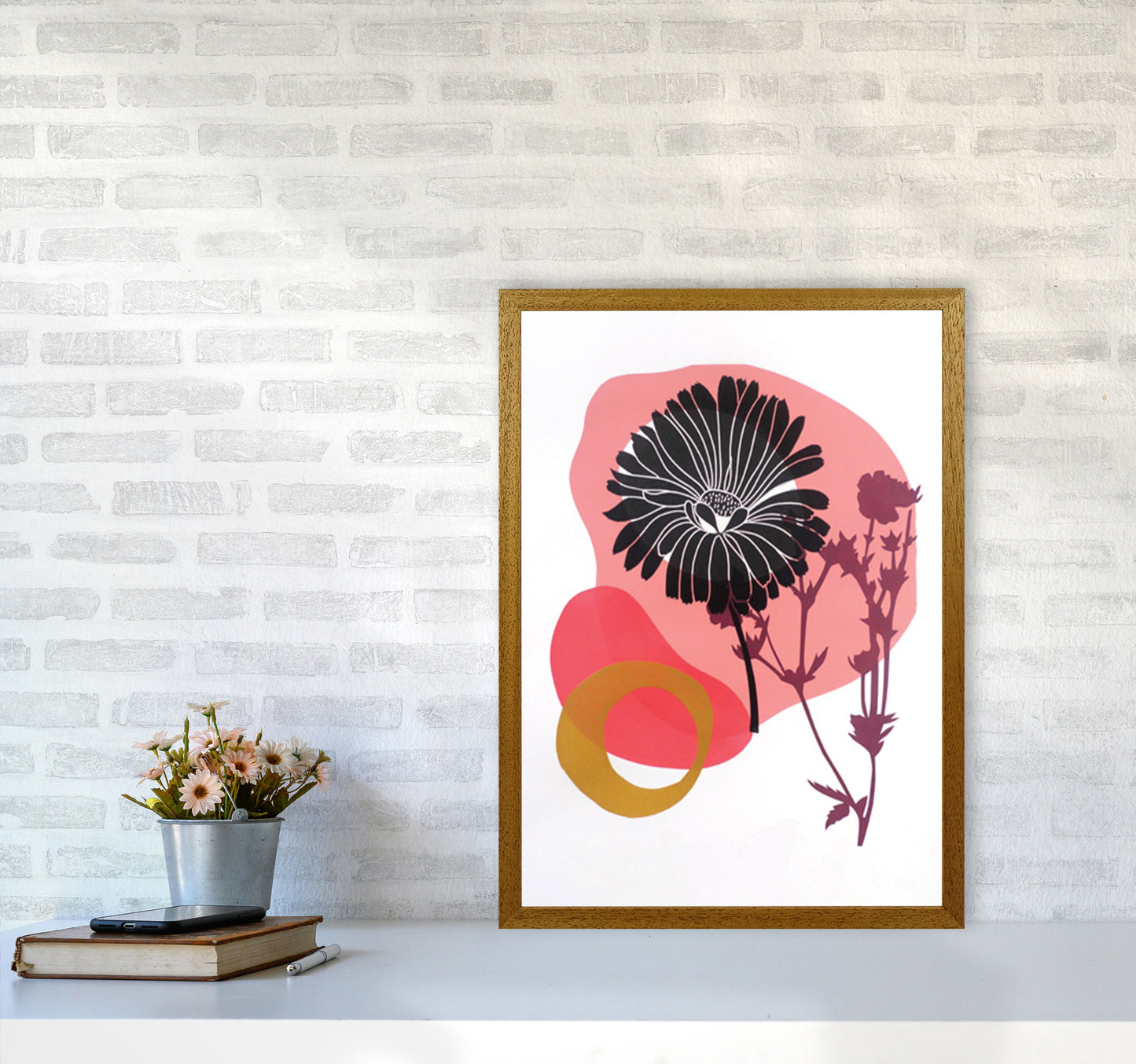 Calendula Officinalis postcard Art Print by Kate Heiss A2 Print Only