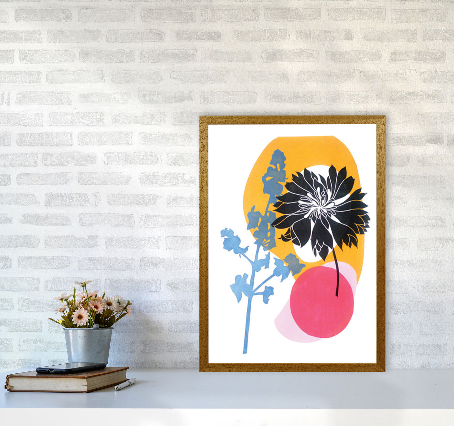 Cornflower Art Print by Kate Heiss A2 Print Only