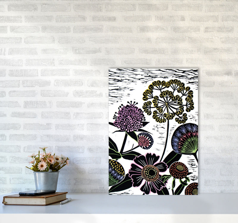 Autumn Seeds Art Print by Kate Heiss A2 Black Frame