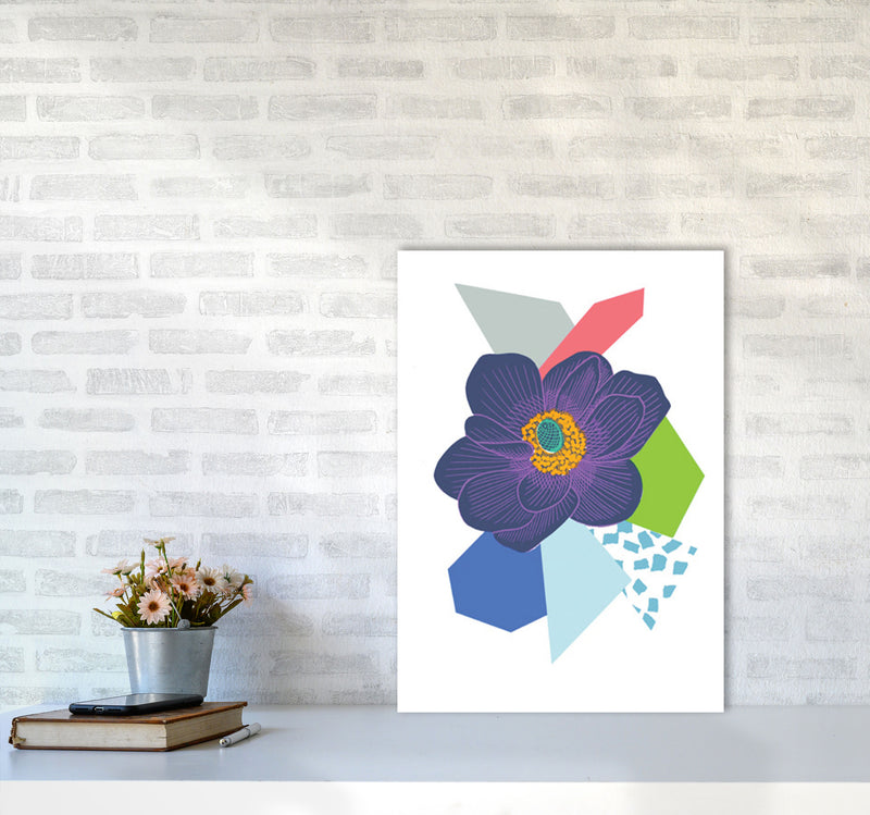 Anemone 5 Series 1 Art Print by Kate Heiss A2 Black Frame