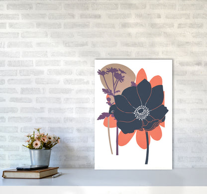 Anemone Coronaria Art Print by Kate Heiss A2 Black Frame