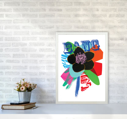Bang 1 Art Print by Kate Heiss A2 Oak Frame
