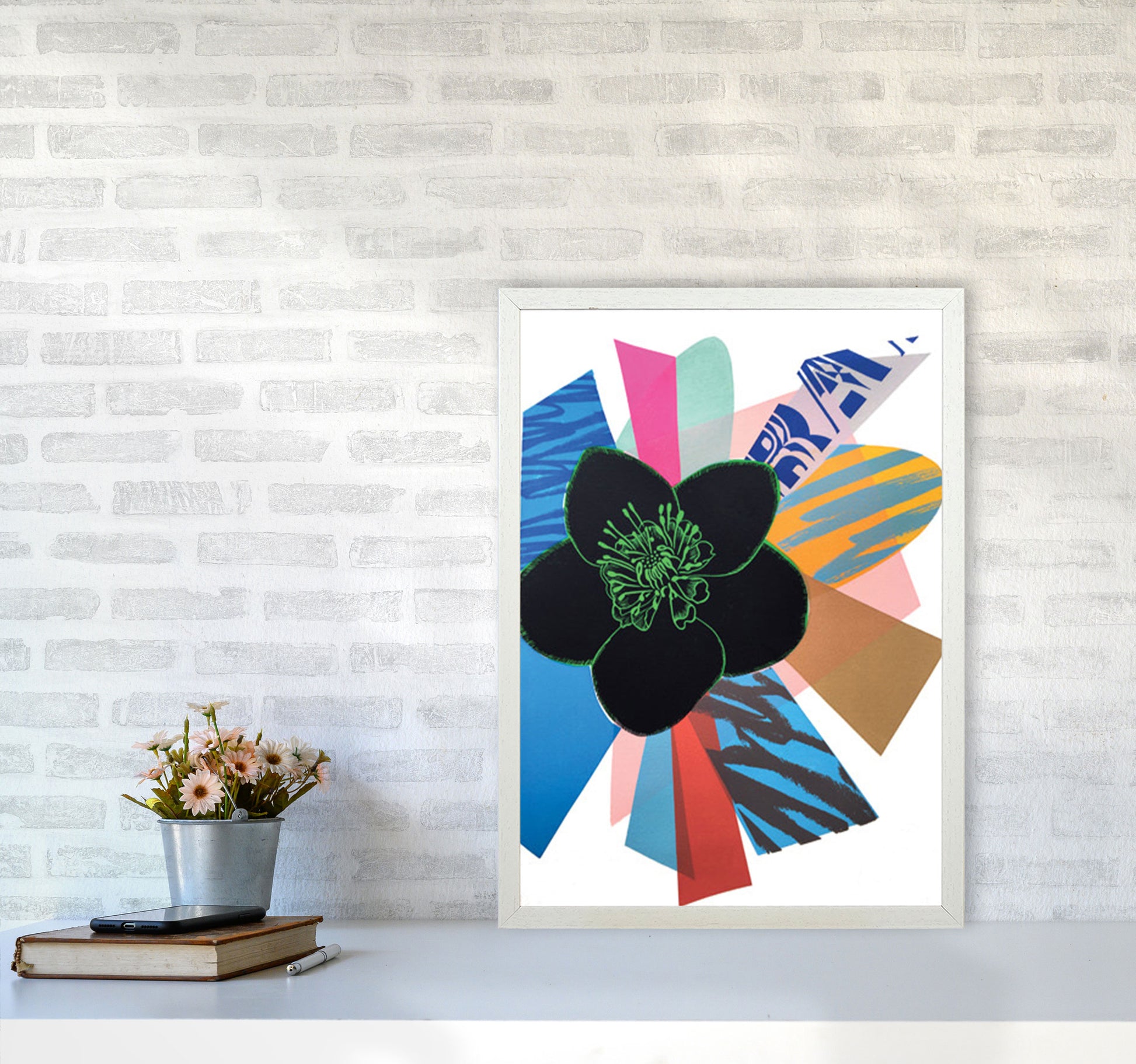 Bang 2 Art Print by Kate Heiss A2 Oak Frame