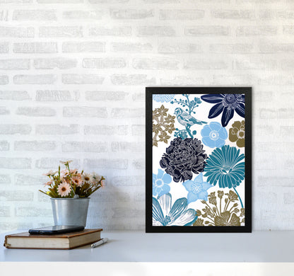 Cottage Garden 8 Art Print by Kate Heiss A3 White Frame