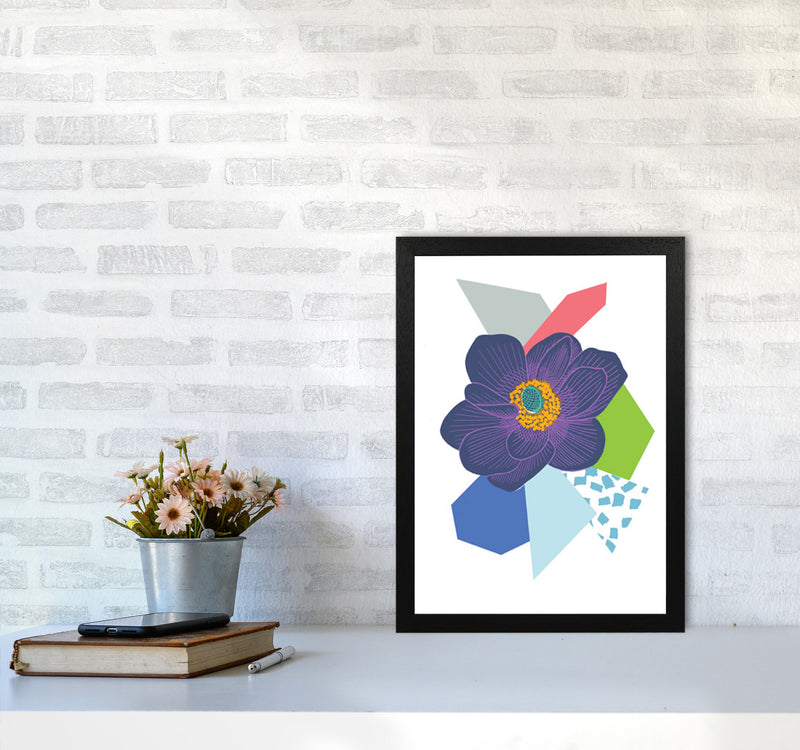 Anemone 5 Series 1 Art Print by Kate Heiss A3 White Frame