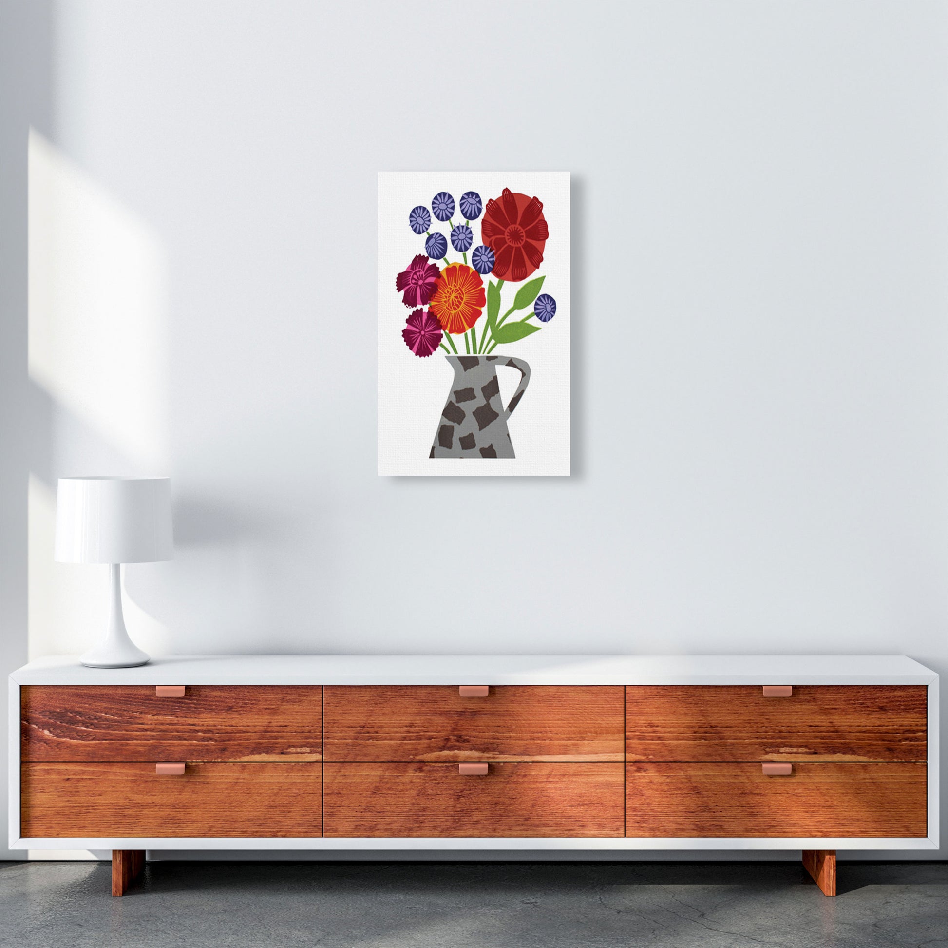PatchVase Art Print by Kate Heiss A3 Canvas