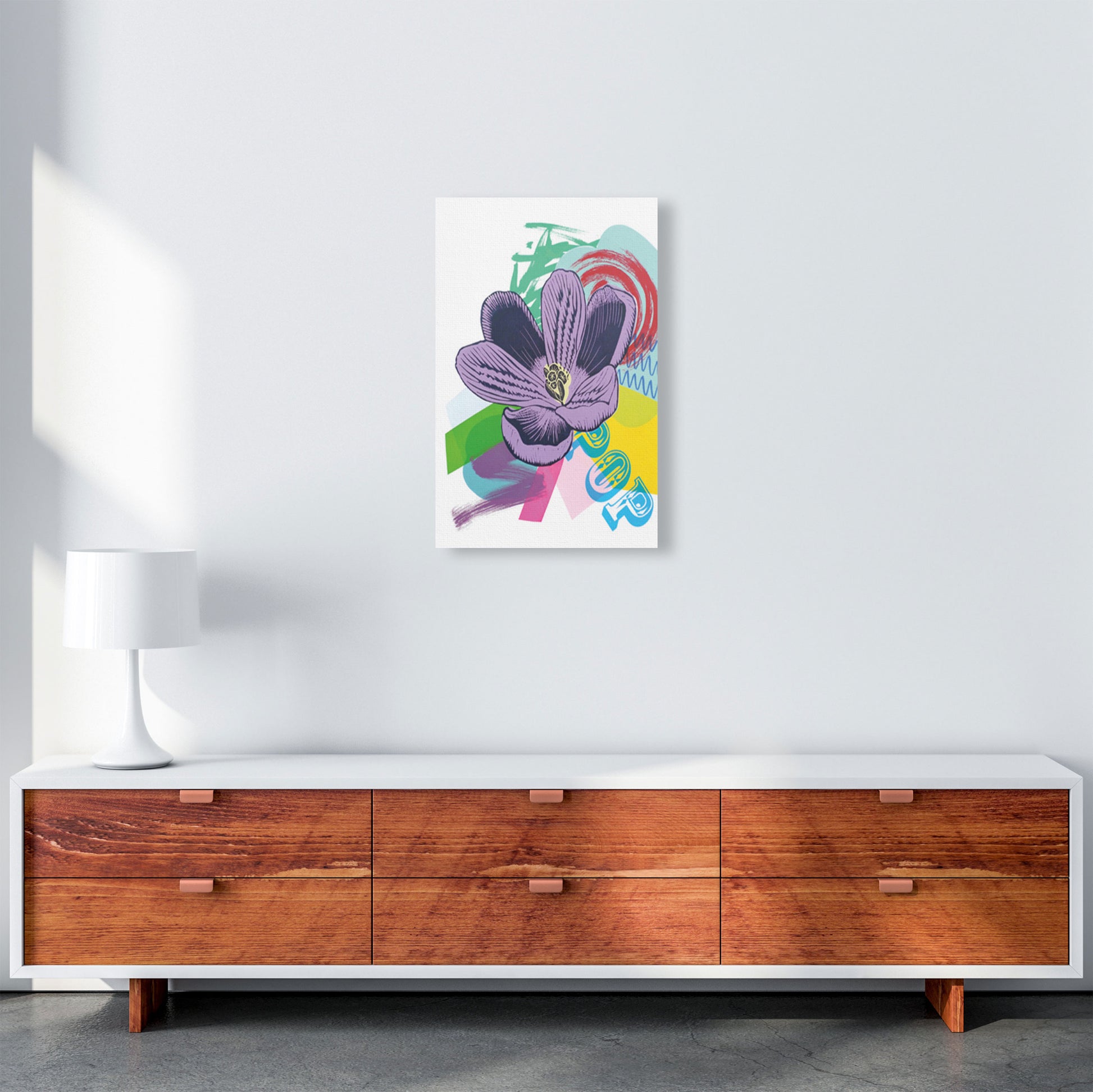 Crocus 1 Series 1 Art Print by Kate Heiss A3 Canvas