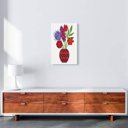 Zig Zag Vase Art Print by Kate Heiss A3 Canvas