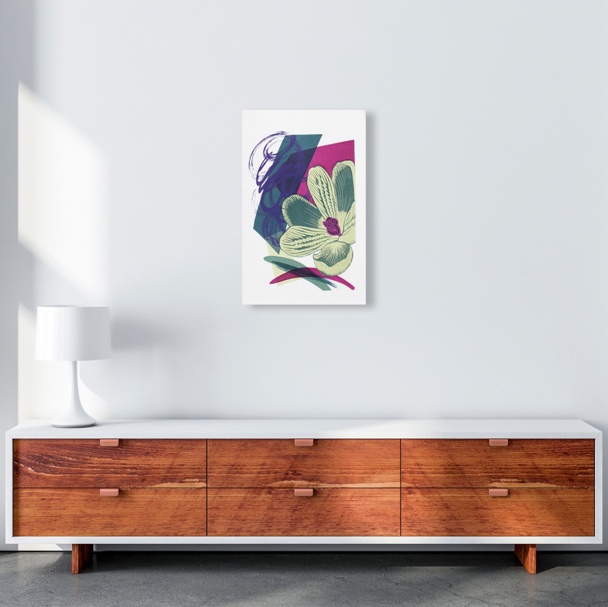 Spring Garden Art Print by Kate Heiss A3 Canvas
