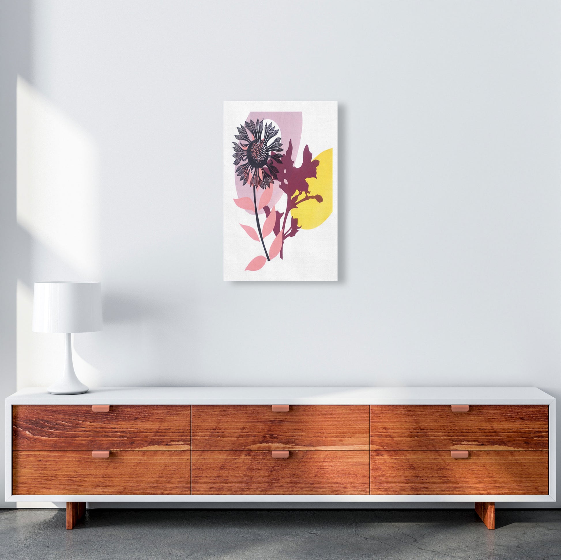 Gaillardia postcard Art Print by Kate Heiss A3 Canvas