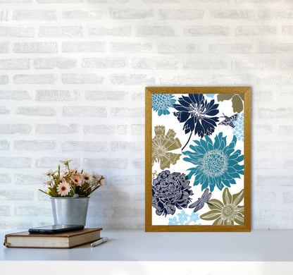 CottageGarden 9 postcard Art Print by Kate Heiss A3 Print Only