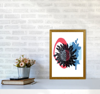 Dahlia PLpostcard Art Print by Kate Heiss A3 Print Only