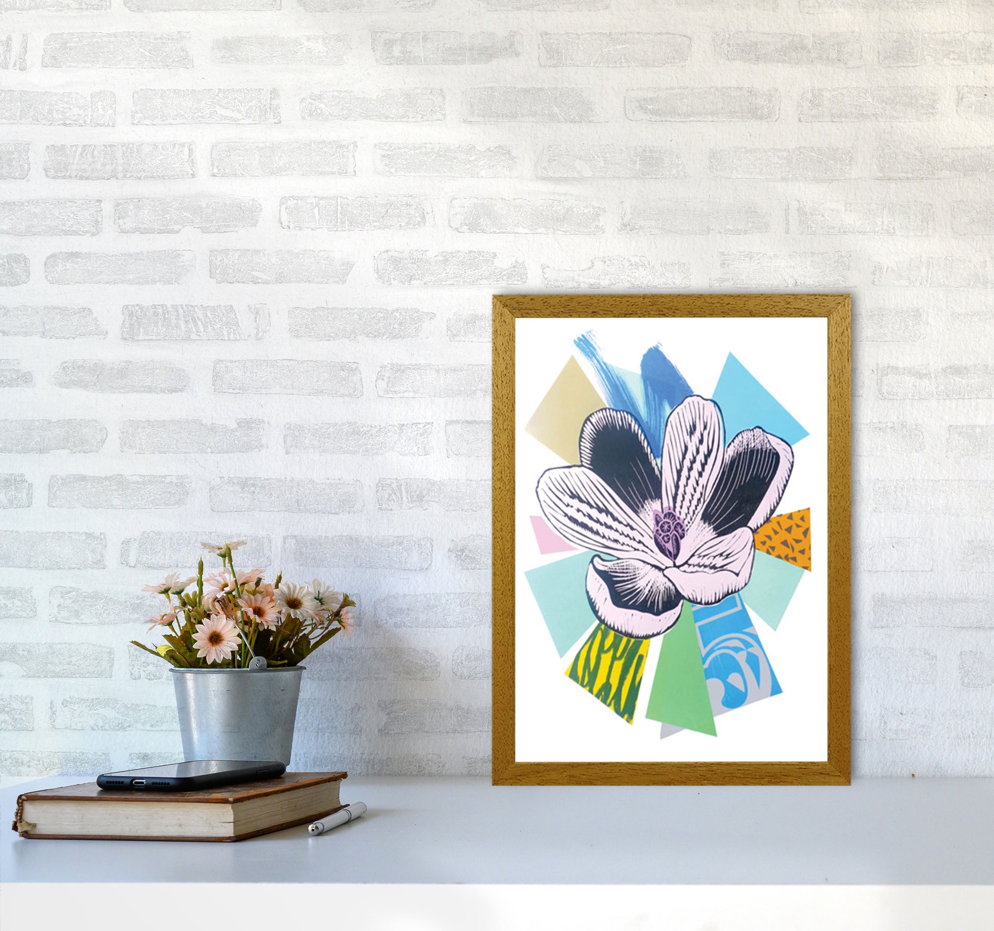 Crocus 2 Series 1 Art Print by Kate Heiss A3 Print Only