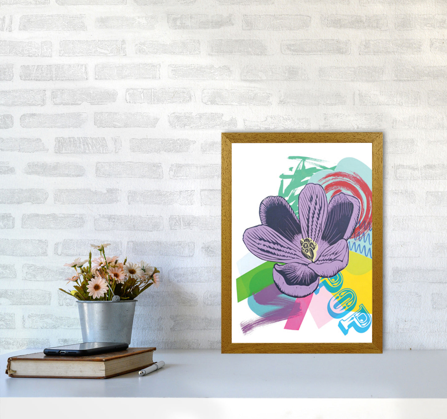Crocus 1 Series 1 Art Print by Kate Heiss A3 Print Only