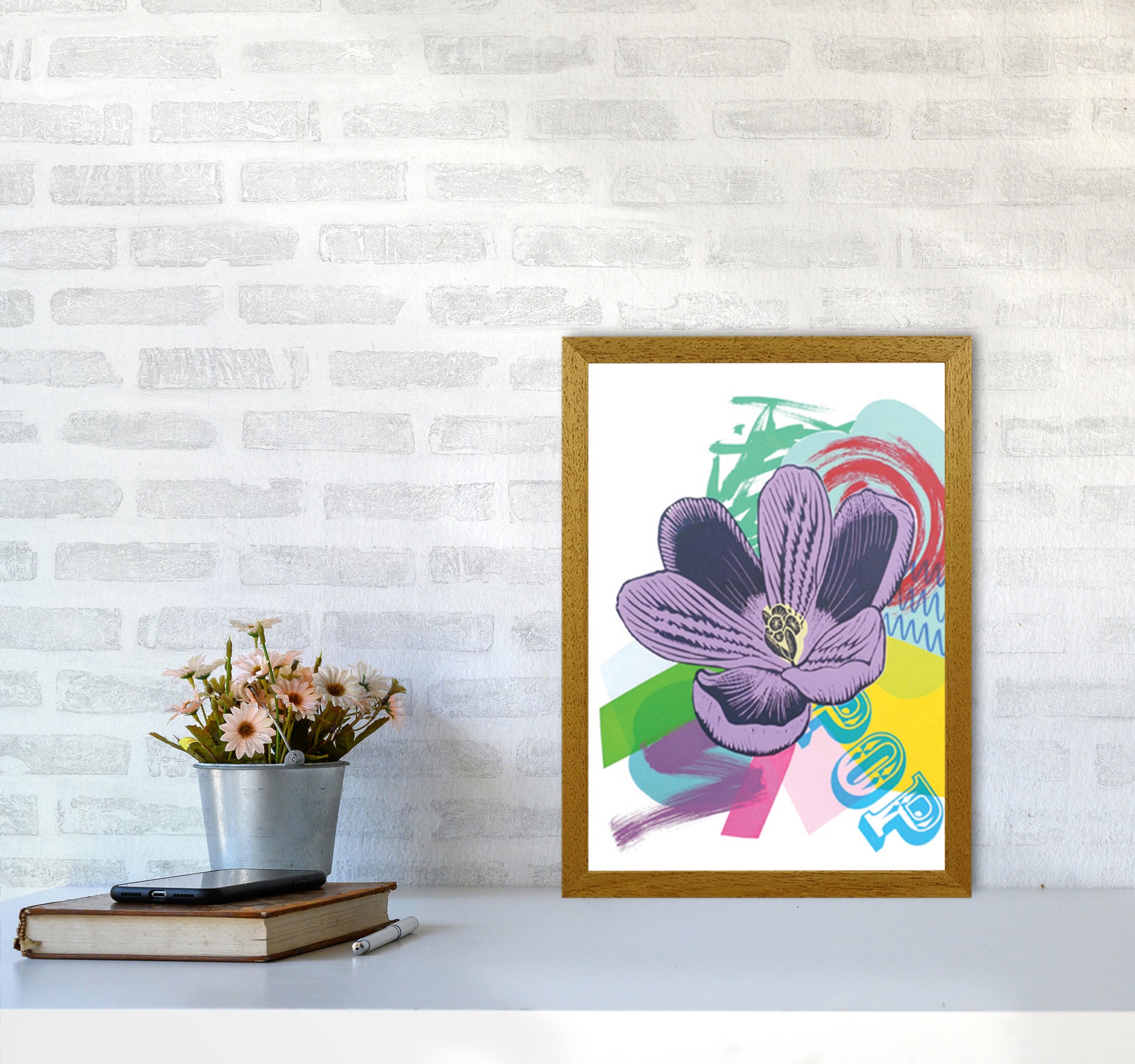 Crocus 1 Series 1 Art Print by Kate Heiss A3 Print Only