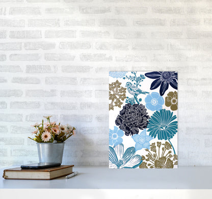 Cottage Garden 8 Art Print by Kate Heiss A3 Black Frame