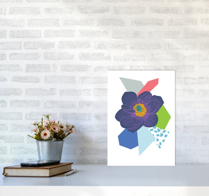 Anemone 5 Series 1 Art Print by Kate Heiss A3 Black Frame
