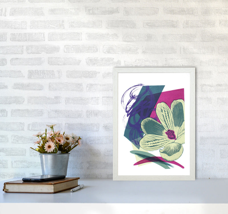 Spring Garden Art Print by Kate Heiss A3 Oak Frame