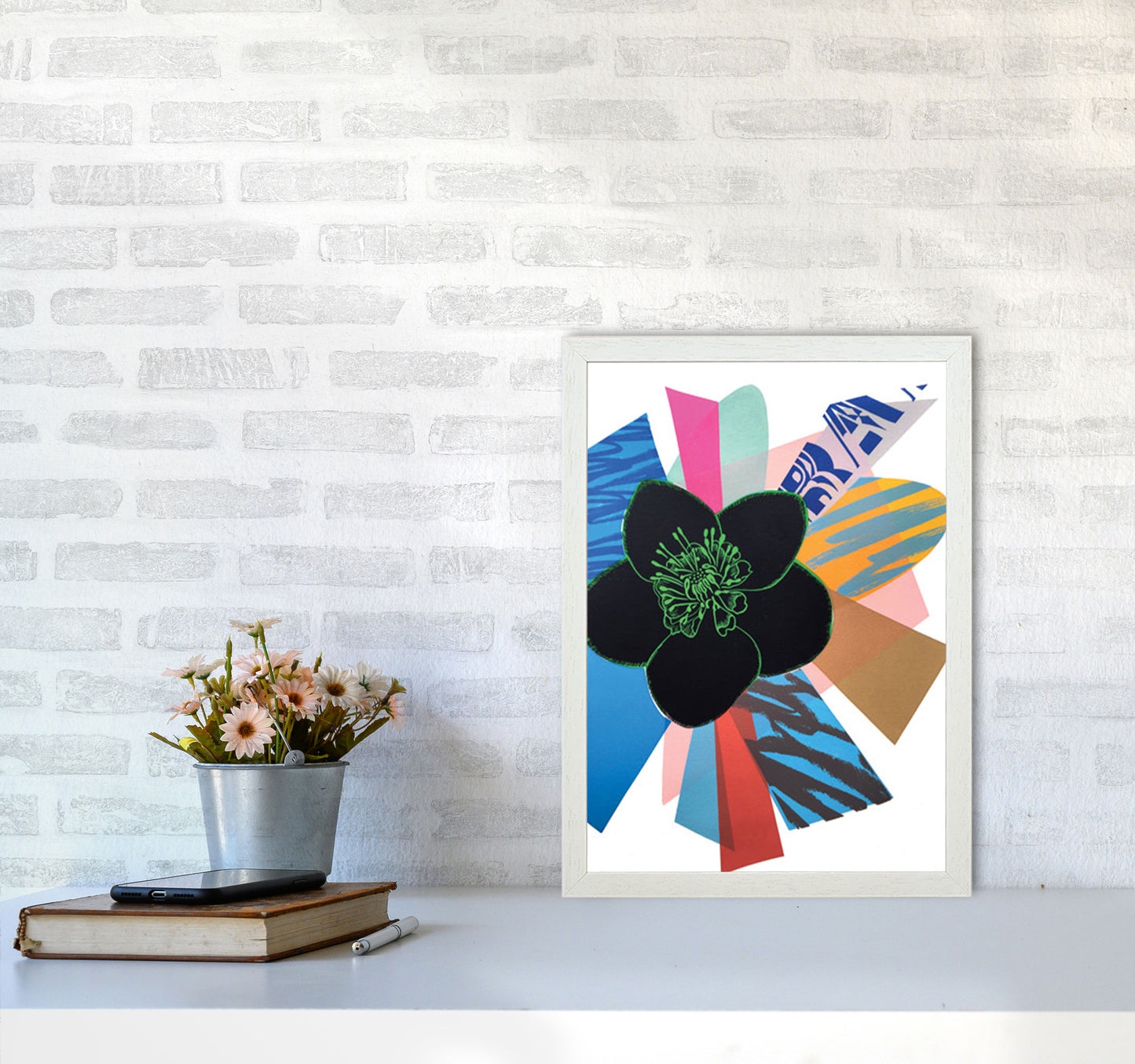 Bang 2 Art Print by Kate Heiss A3 Oak Frame