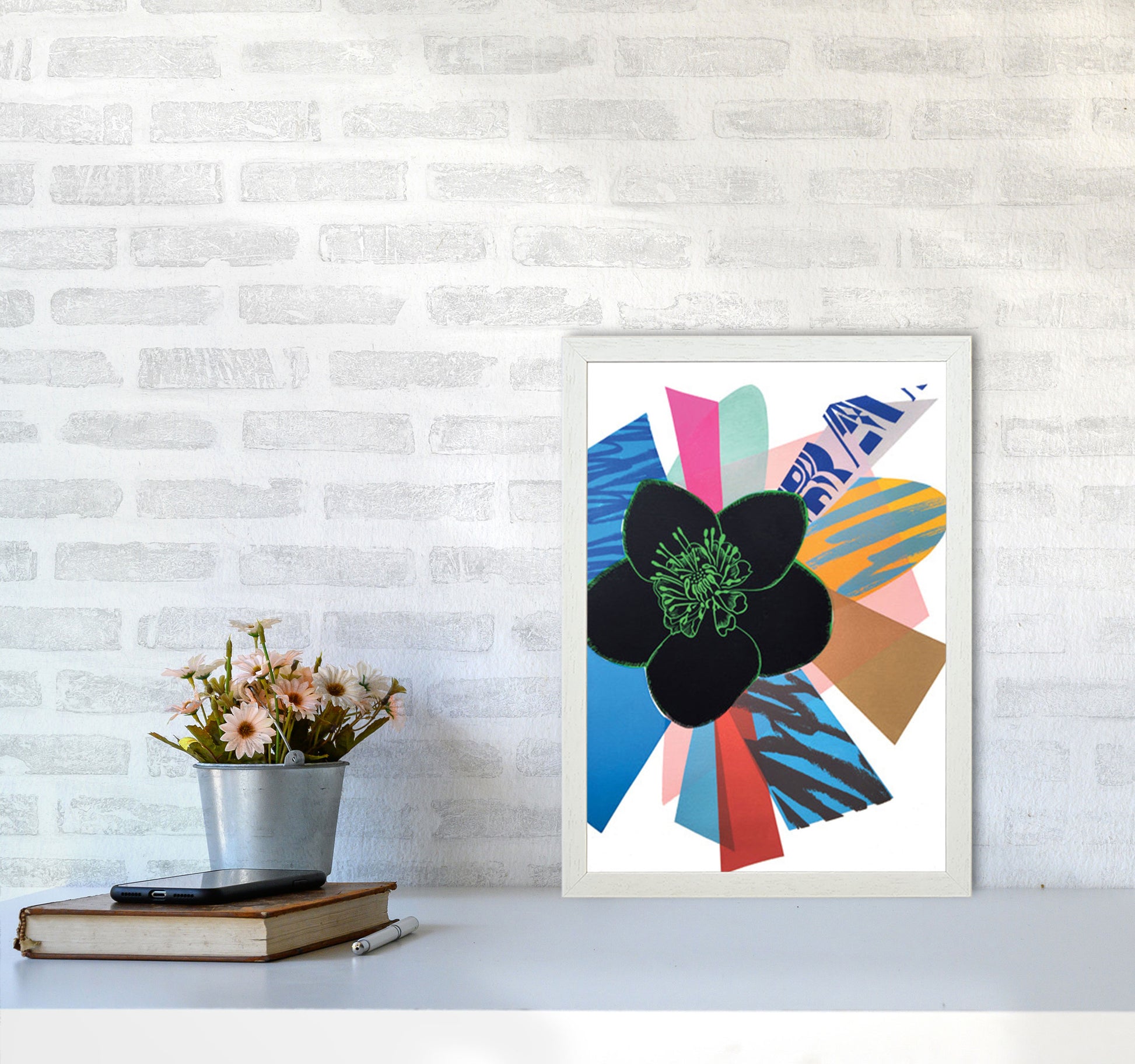 Bang 2 Art Print by Kate Heiss A3 Oak Frame