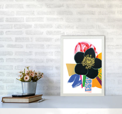 Hellebore 1 Series 1 Art Print by Kate Heiss A3 Oak Frame