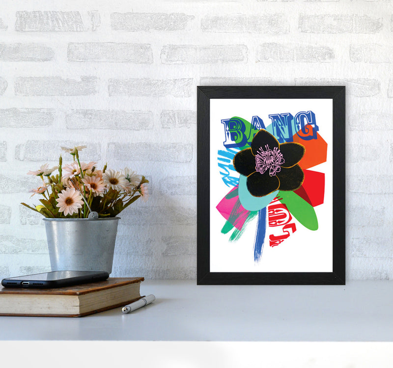 Bang 1 Art Print by Kate Heiss A4 White Frame