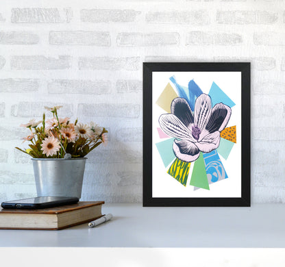 Crocus 2 Series 1 Art Print by Kate Heiss A4 White Frame