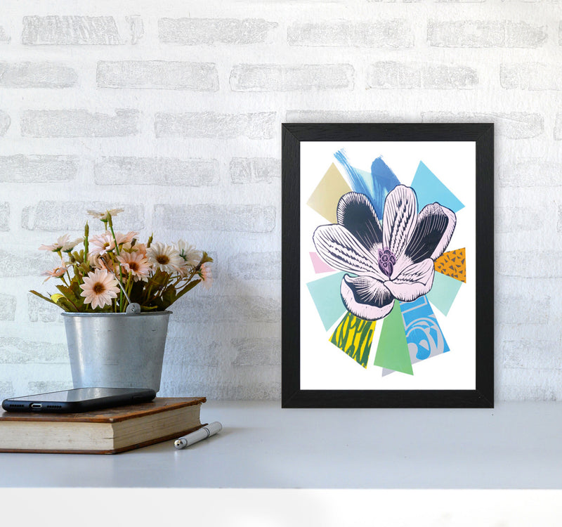 Crocus 2 Series 1 Art Print by Kate Heiss A4 White Frame