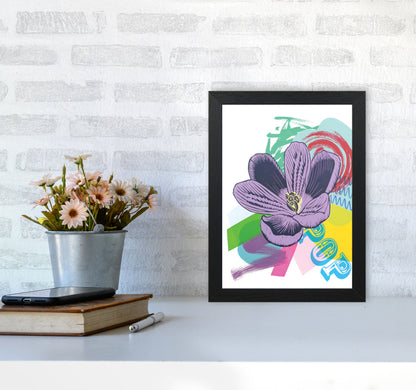 Crocus 1 Series 1 Art Print by Kate Heiss A4 White Frame