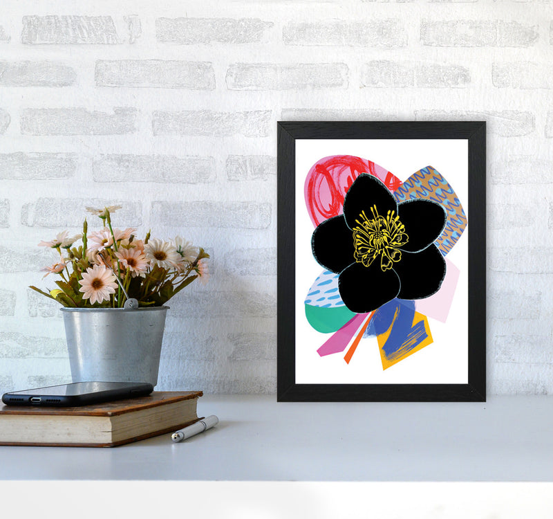 Hellebore 2 Series 1 Art Print by Kate Heiss A4 White Frame