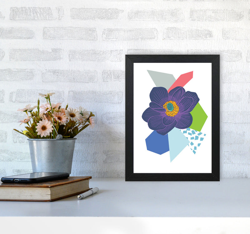 Anemone 5 Series 1 Art Print by Kate Heiss A4 White Frame